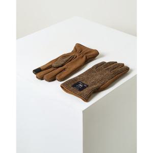 남성 문 트위드 누벅 가죽장갑 HZGV4F101CM