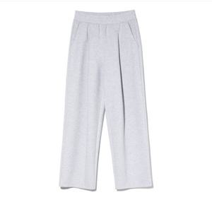[써드케이](남녀공용)와이드원턱 스웨트 바지MP6PU181-멜란지 그