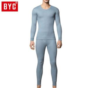 BYC 남성 내복 에어베이직 상하세트 U3199 그레이