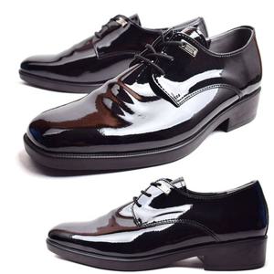 남성구두 M6434 끈타입 4cm 에나멜신사화 남성화