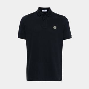 스톤아일랜드 남성 로고 패치 슬림핏 폴로 코튼 반팔 네이비 80152SC17 A0020