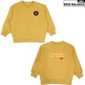 [뉴발란스]키즈 SPACE 우주 그래픽 기모 맨투맨 NK9CC4602U-BM