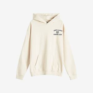 스포티앤리치 바시티 크레스트 후드 크림 공용 WS066S409VC