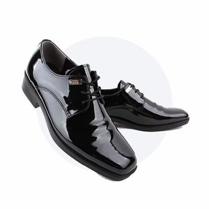 남성 빅사이즈 에나멜 사각코 정장 구두 신상 285-305