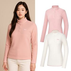 [콜핑] 여성 겨울 후리스 플리스 기모 겨울 기능성 등산 집업 티셔츠 KSC453ST1W