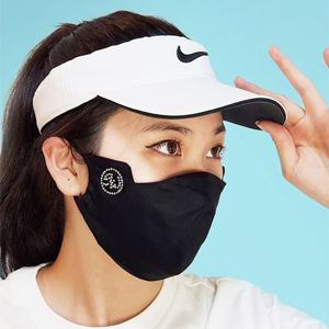 블랙 와이어 골프마스크 자외선차단 등산 자전거