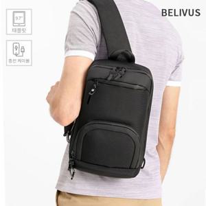 빌리버스 남자 슬링백 BJE229 태블릿 9.7 수납가능