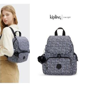 [키플링]키플링 가벼운 미니백팩 시티팩미니 홀리데이 웨이브스 KPABA02 HDWV