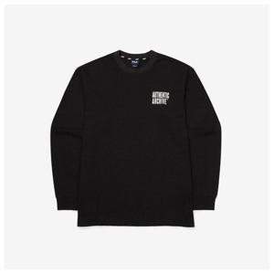 [휠라]휠라긴팔티 TQJ FS2RLF3102X-BLK 빅레터링 면 라운드 긴팔