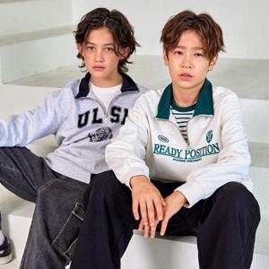 USALL 유솔 HC29 양면 하프넥 반짚 맨투맨 ULMA24812