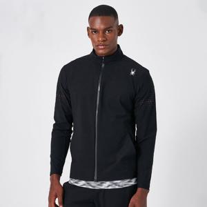 [스파이더] 남성 프로웹쿨 냉감 트리코트 트레이닝 집업 SPKMCNFT204MBLK