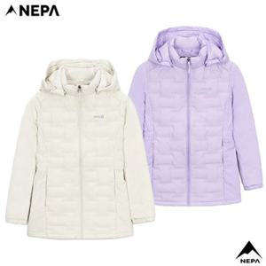 [네파][다운 패딩](7L22022)_여성 글루 무봉제 튜브 미드기장 경량 패딩 경량다운