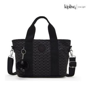 [키플링] 미니토트백 골프백  민타 시그니처 엠보 KPABT13 SIEB[-잠실점