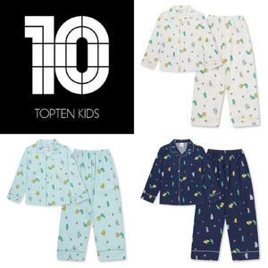 [탑텐키즈]MKF5UI3812 공용) 조구만 레이온 9부 파자마 셋업