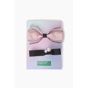 [베네통키즈] 모던 리본 헤어핀 SETQCET13511PK
