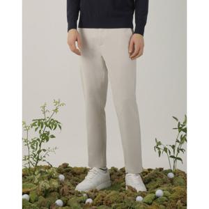 헤지스 골프 25SS 베이지 남성 코튼라이크 테이퍼드 팬츠 HUPA5A212I1