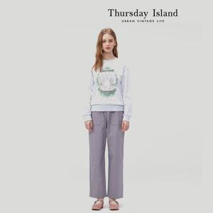 [써스데이아일랜드]아웃포켓 풀밴딩 배기팬츠(T232MPT301W)