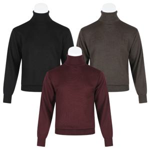 [리빌모아]남자 겨울 긴팔 고급 울 소프트 폴라 니트 NA-KN-Q003