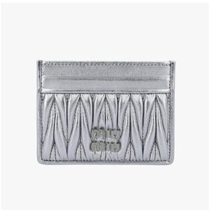 [미우미우(가방)][미우미우]마테라쎄 나파 실버 카드지갑 (5MC076 AFPP F0118)