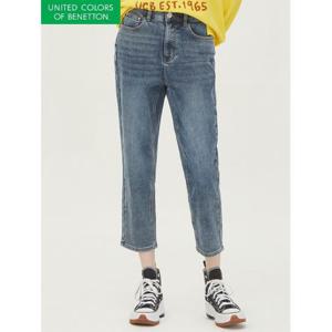 [베네통]뒷밴딩 곰돌이 배기 데님팬츠_BADPB9511