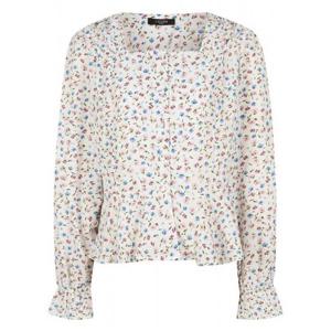 [레코브](레코브) 플라워 스퀘어넥 블라우스(LC41C4BL005X)