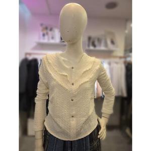 수스 세이브존03 이중프릴 티 블라우스 KSMS251BTS351