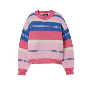 [LAP] 두줄 톤온톤 배색 단가라니트 AQ4KHA24