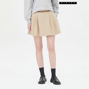 [시슬리] 벨티드 플리츠 숏 팬츠 SAPT05411