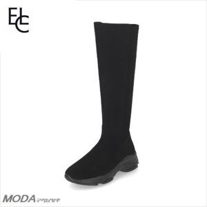 [엘칸토]통굽 쿠션 스웨이드 스판 여성 롱 부츠 LCWL03U44C_GN