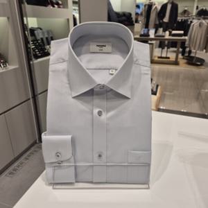 [레노마] 텐셀  사선도비 구김이잘안가는 일반핏긴팔 남자셔츠RPSSG1022그레이