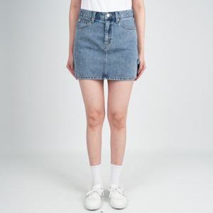 [게스] 여성 청치마 카펜터 스커트 미디엄블루 YO2D6556