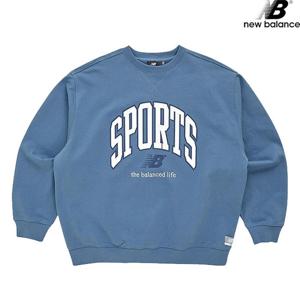 뉴발란스 NBNCC13013-BL NB SPORTS 헤비 맨투맨 남녀공용 긴팔티