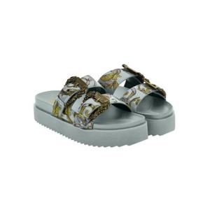 베르사체 뮬 슬리퍼 78VA3SM1 ZS366G03 White