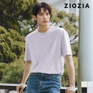 [지오지아] 오버핏 코튼 베이직 반팔티셔츠 (AED2TR3181)