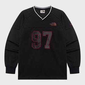 [노스페이스 화이트라벨]TNF 크루 긴팔티 NM5MR05J_BLK