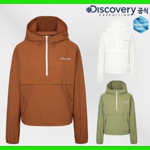 디스커버리 25SS 프레시벤트 여성 아노락 크롭 바람막이 자켓 반집업 DWWJ91053-JDGS