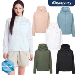 디스커버리 25SS 프레시벤트 여성 패커블 바람막이 DWWJ74053