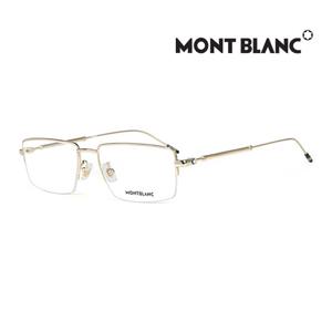 (국내당일발송) 몽블랑 명품 안경테 MB0113O 002 반무테 메탈 남자 여자 안경