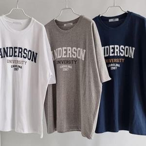 [시드마켓]앤더슨 나염 박스 반팔티 305P316S 빅사이즈 여성 503