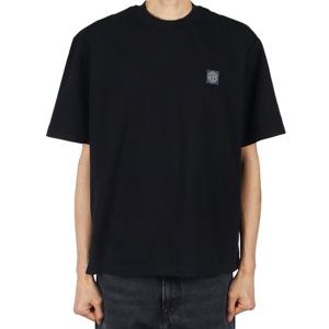 스톤아일랜드 25SS 남성 패치 반팔티 블랙 K1S152100034 S0115 V0029