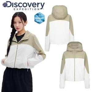 [디스커버리] 2025S S 여름 DWWJ94053BGS 여성 프레시벤트 컬러블럭 크롭 바람막이