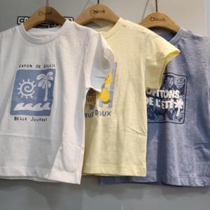 치크 DP01 기본 그래픽 포인트 반팔티 CKRA2541B