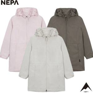 [네파] 여성 로아 자켓 긴기장 윈드 방풍 사파리 바람막이 7K20661