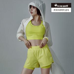 [르꼬끄공식] 여성 2IN1 레귤러핏 3부 숏팬츠 (QQ222EPF41)