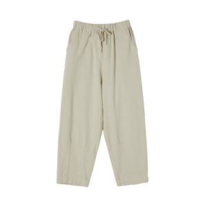 [랩]코튼 비죠 포인트 밴딩 배기팬츠 (AQ3WP820)