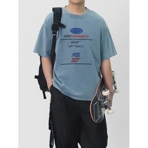 [빌리버스] 남성 피그먼트 오버핏 캐주얼 반팔티 BGTT022