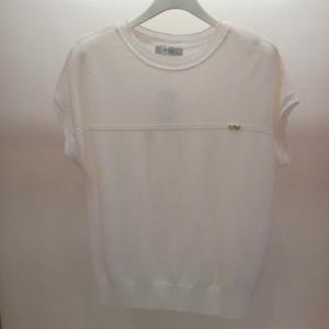 Destijl HC06 찰랑찰랑하고 매끄러운 민소매 라운드 캡소매 드림 나시 니트티 D2523sw19I