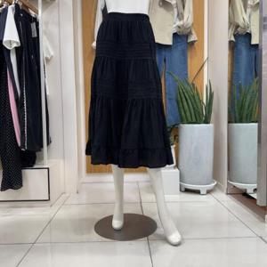 클리지 DP01 러블리 도트 프릴 롱 스커트 CP3WSK06