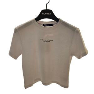 [클라이드]여성 크롭 골지 반팔 티셔츠 FPBTS722F