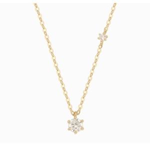 [로이드] 주문제작 심플 큐빅 14k 골드 목걸이 LNN15067G
